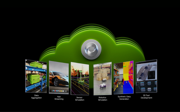 연결 및 확장을 위한 NVIDIA Omniverse™ Platform 슬라이드 이미지